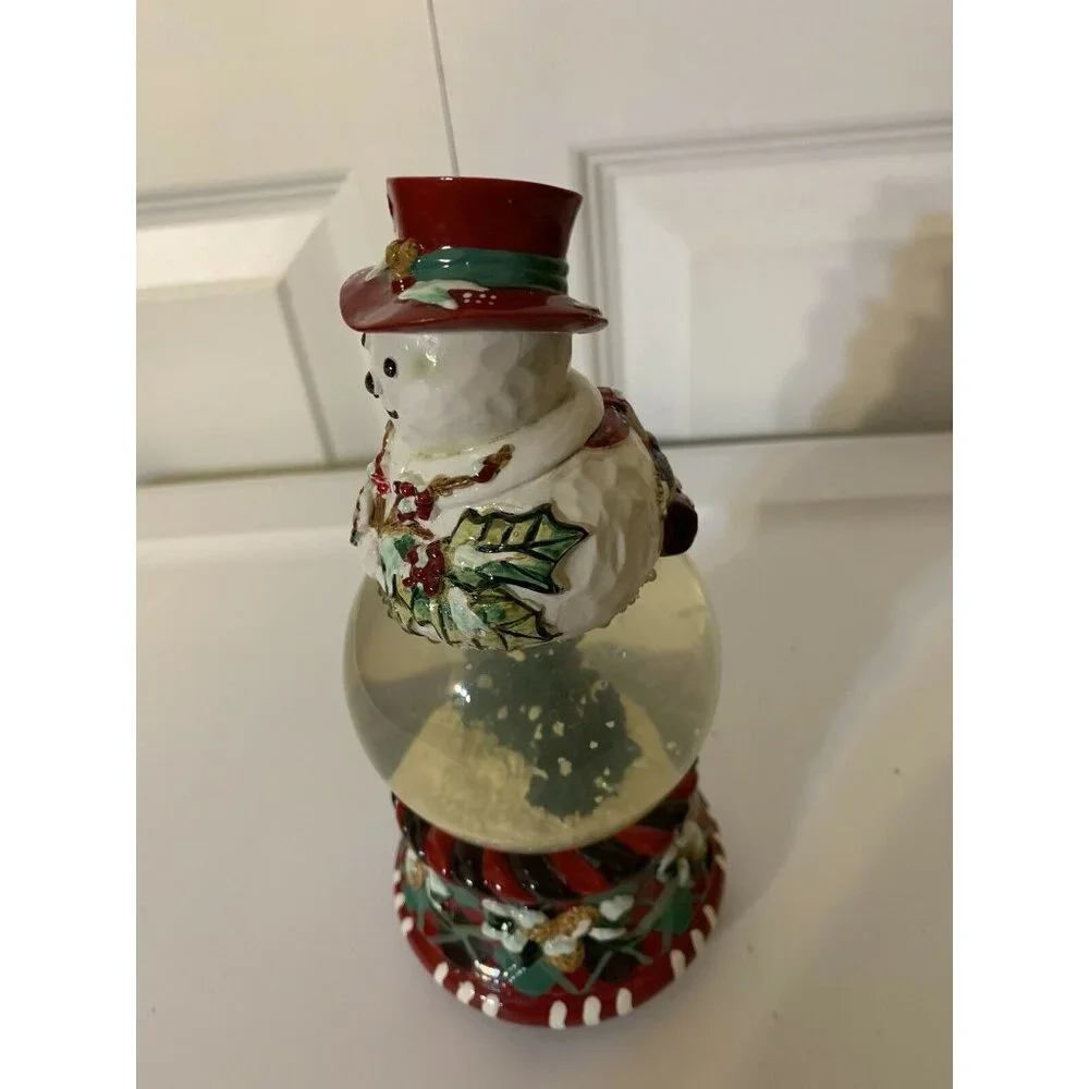 Tracy Porter Musical Snow Globe Jolly‎ Ol Snowy Snowman